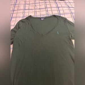 Ralph Lauren Green Long Sleeve Tee